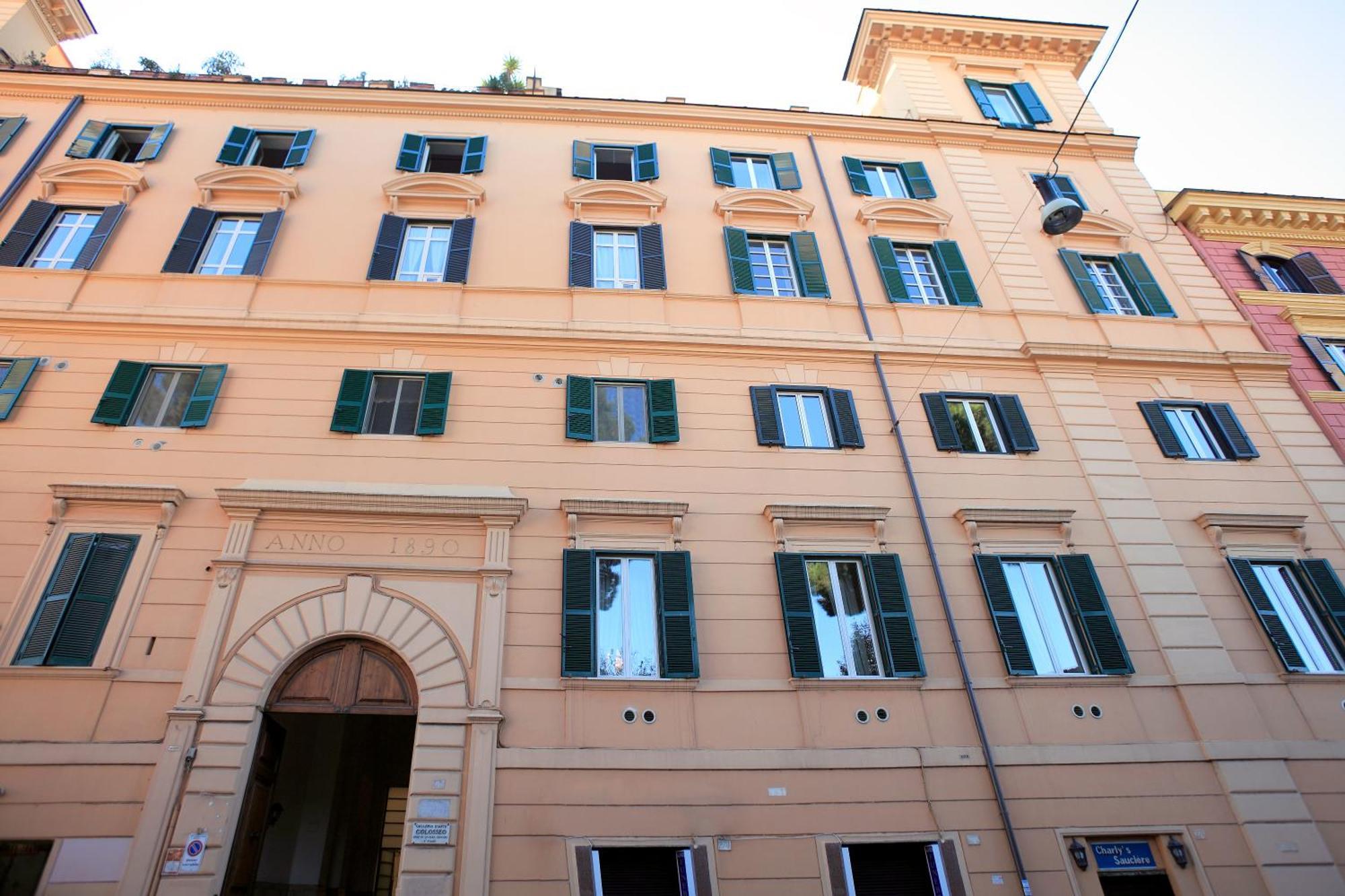 Appartamento D'Epoca Colosseo Art Gallery Rom Exteriör bild